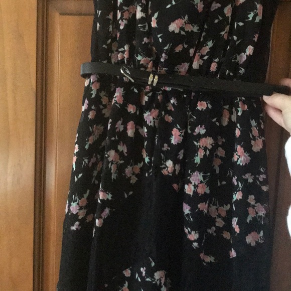 NWT Black Floral Maxi Dress - Picture 4 of 8